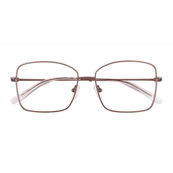 Unisex s horn Matte Silver Titanium Prescription eyeglasses - Eyebuydirect s Typhon