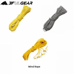 3F UL GEAR Outdoor 2/1.5MM 20 Meters Dyneema Reflective Rope Camping Tent Nylon UHMWPE Wind Rope