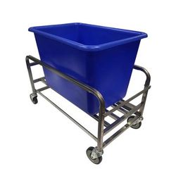 Winholt 30-8-AL-BL Bulk Goods Cart w/ 8 Bushel Capacity, Blue
