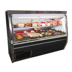 Howard-McCray SC-CDS34N-6-BE-LED 72" Full Service Deli Case w/ Straight Glass - 3 Levels, 115v, Black