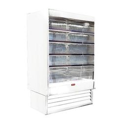 Howard-McCray SC-OD35E-48-LED 48" Vertical Open Air Cooler w/ 4 Levels, 115/208-230v, White