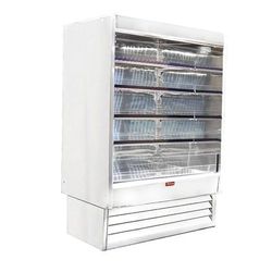 Howard-McCray SC-OD35E-4-LED 51" Vertical Open Air Cooler w/ 4 Levels, 115/208-230v, White