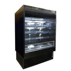 Howard-McCray SC-OD35E-5-SL-B 63" Vertical Open Air Cooler w/ 4 Levels, 115/208-230v, Black