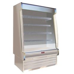 Howard-McCray SC-OD35E-5S-S-LED 63" Vertical Open Air Cooler w/ 4 Levels, 115/208-230v, Silver