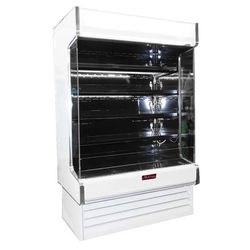 Howard-McCray SC-OD35E-6-LED-LC 75" Vertical Open Air Cooler w/ 4 Levels, 115/208-230v, White