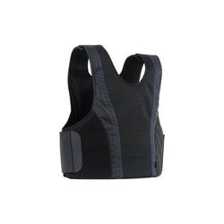 Premier Body Armor Concealable Armor Vest w/ Level IIIA Panel Black With Blue Stitching Extra Large CAV-BLACK-XL