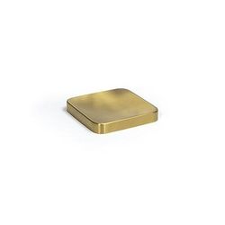 Front of the House RSD030GOS23 4" Square Tokyo Dish - Stainless Steel, Matte Brass, Gold, Case of 12