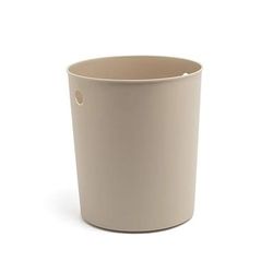 Front of the House RWL007GYT23 7 1/2" Round Riser Liner - Polypropylene, Black, Beige