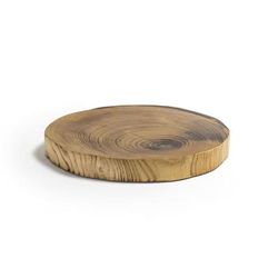 Front of the House SPT062NAW20 14" Round Serving Board - Wood, Brown