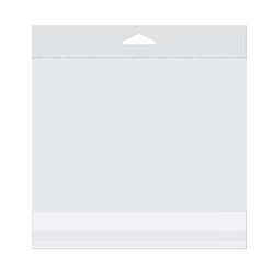 Crystal Clear Hanging Bags 7 1/4" x 5 1/8" 100 pack