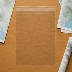 Large Peel & Seal Flap Closure Clear Sleeves for Digital Prints and Art Bag Size: 24 7/8" x 36 1/2" 100 Bags Crystal Clear Bags