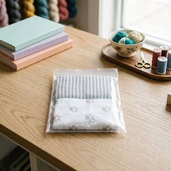 LDPE Clear Zip Bags, 6 mil 9" x 12" 100 pack