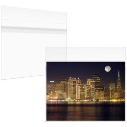Protective Closure Crystal Clear Bags For Large Digital Prints and Posters Bag Size: 23 3/8" x 32 1/8"| 100 Bags Crystal Clear Bags