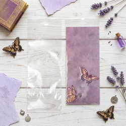 Crystal Clear Hanging Protective Closure Bags 4 5/16" x 9 9/16" 100 pack
