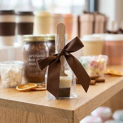 Small Compostable Eco Plant Based Clear Flat Bottom Gusset Bags For Candies or Tiny Products| Size: 2" x 1 1/2" x 5" 100 Bags