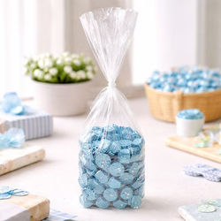 Wide Long Poly Side Gusset Bags - 1 mil - Highly Durable Great for Bulk Retail Item Packaging Size: 5" x 4" x 24" 200 Bags