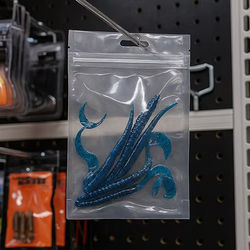 Hanging Zipper Barrier Bags w/Tear Notches 4" x 6" 100 pack
