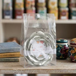Clear Tapered Tote Box - Great For Decorative Soap and Magnets Chocolate Box Size: 4 1/2" x 2" x 7" 25 Boxes Crystal Clear Boxes