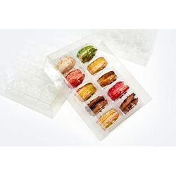 Macaron Boxes Set for Ten 5 1/16" x 2" x 7 1/2" 25 Sets