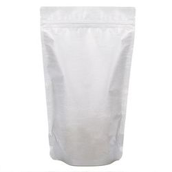 Large Solid Silver Rice Paper Gusset Bags - 8 to 12 oz. - Heat Seal Food Safe Size: 6 3/4" x 3 1/2" x 11 1/4" 100 Bags Pouches