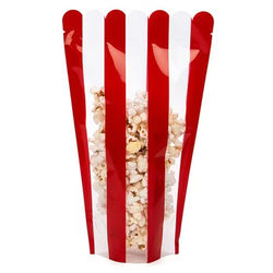 Popcorn Shaped Pouch 6 1/2" x 4" x 10 1/2" 100 pack