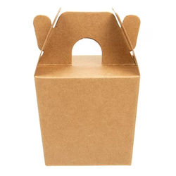 Kraft Mini Take Out Box 2 3/8" x 2" x 2 1/8" 25 pack