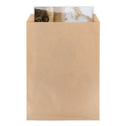 Kraft Merchandise Bags 100 Pack 6 1/4" x 9 1/4"
