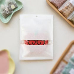 White Kraft Compostable Heat Seal Bags w/ Window 5" x 7" 100 pack