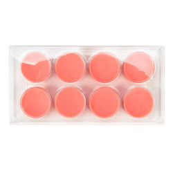 Clear Artisan Candy Box Set, Round Insert 2 3/4" x 13/16" x 5 7/16" 25 pack