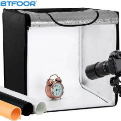 Photo Studio Light Box 16x16in 40x40cm Photography Adjustable Brightness Photo Background Shooting