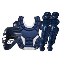 Pro Nine Armatus Elite Adult Baseball Catcher's Gear Set Navy