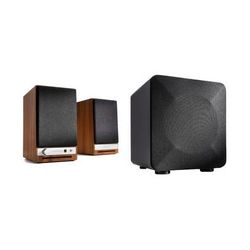 Audioengine HD3 Bluetooth Speaker System with S6 6" 210W Subwoofer Kit (Walnut) HD3-US-WAL