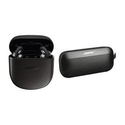 Bose QuietComfort Earbuds II and Bluetooth Speaker Kit (Triple Black) 870730-0010