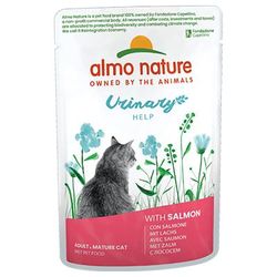 Almo Nature Holistic Urinary Help umido gatto - 6 x 70 g Salmone