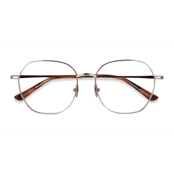 Unisex s square Light Gold Metal Prescription eyeglasses - Eyebuydirect s Etymology