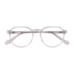 Unisex s round Clear Acetate Prescription eyeglasses - Eyebuydirect s Birdie