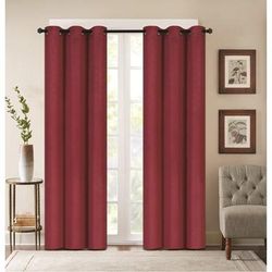 Denver Embossed Blackout 84-inch Curtain Panel Pair