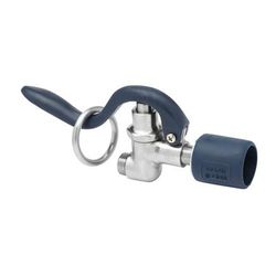 T&S S-0107-J 1.07 GPM Spray Valve Assembly w/ Hold-down Ring & Rubber Bumper, Blue, Hold Down Ring