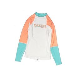 Dakine Rash Guard: White Sporting & Activewear - Kids Girl's Size X-Small