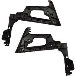 2010 Audi S5 Rear, Driver and Passenger Side Bumper Brackets, Bumper Cover Guide