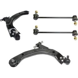 2010 Chevrolet HHR 4-Piece Kit Front, Driver and Passenger Side, Lower Control Arm, includes Sway Bar Links