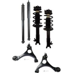 2006 Acura CSX 6-Piece Kit Front, Driver and Passenger Side, Lower Control Arm with Shock Absorber and Strut Assembly
