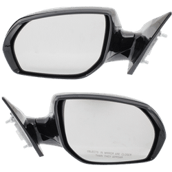 2013 Hyundai Santa Fe Driver and Passenger Side Mirrors, Power, Non-Heated, Manual Folding, Paintable