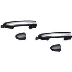 2012 Hyundai Santa Fe Rear, Driver and Passenger Side Exterior Door Handles, Primed, without Key Hole