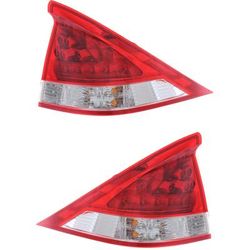 2011 Honda Insight Driver and Passenger Sides Tail Lights, with Bulbs, Halogen, 4-Door, Hatchback