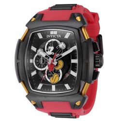 1 LIMITED EDITION - Invicta Disney Limited Edition Mickey Mouse Men's Watch - 53mm Red Black (44058-N1)