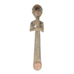 'Chief Trumpeter' - Fair Trade Cultural Wood Sculpture