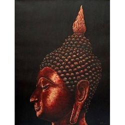 'Buddha of the Sukhothai Period' (2004) - Thai Spiritual Buddhism Painting
