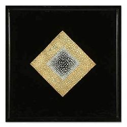 Eggshell mosaic tray, 'Diamond Depth'