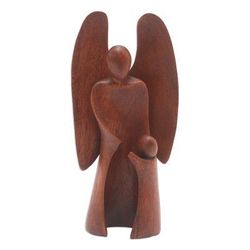 Fairy Mother,'Angel Themed Wood Sculpture'